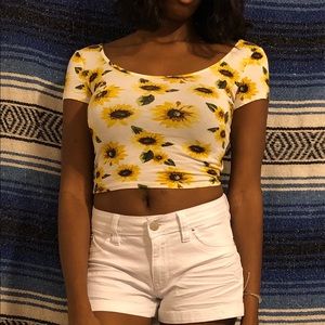 PACSUN| Sunflower Crop Top